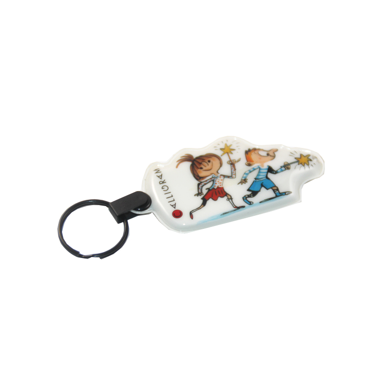 Hoogwaardige, merkgerichte, speelse vinyl-pvc-sleutelhanger