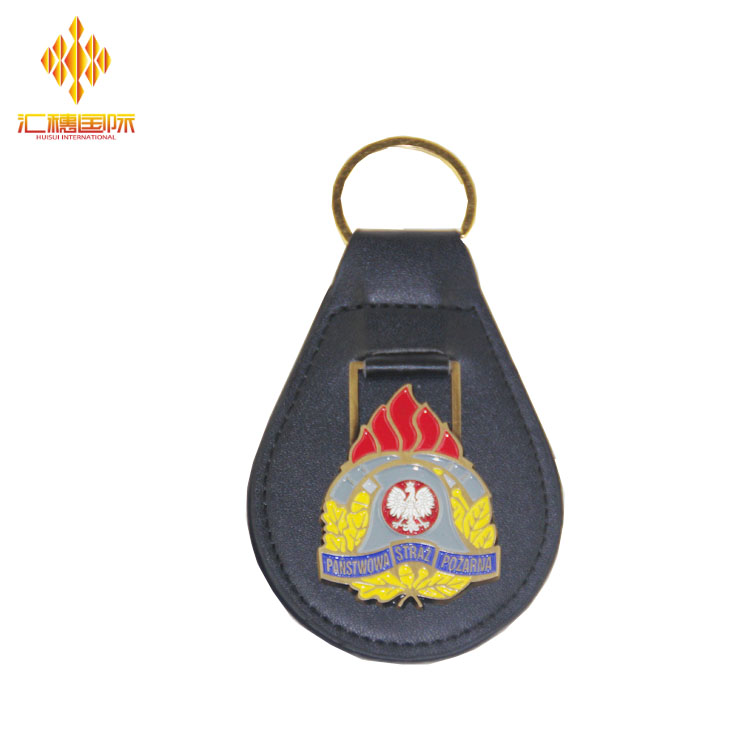 Stj&auml;rnformad Creative Tumbled Leather Keychain