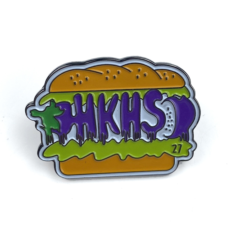 Pin Enamel Rama-rama Biru Keras