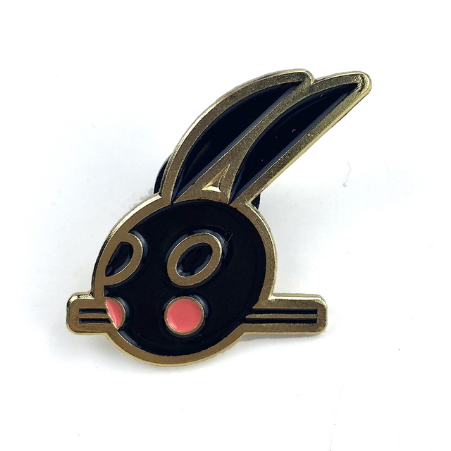 Fotografie Glitter Bunny Emaille Pin