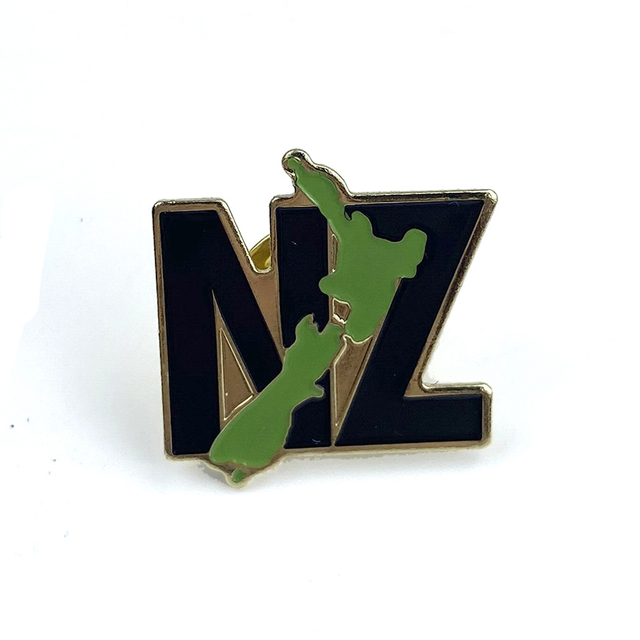 Kova sininen perhonen emalipinta