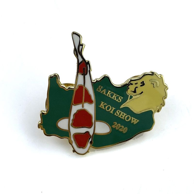 Pin Enamel Rama-rama Biru Lembut