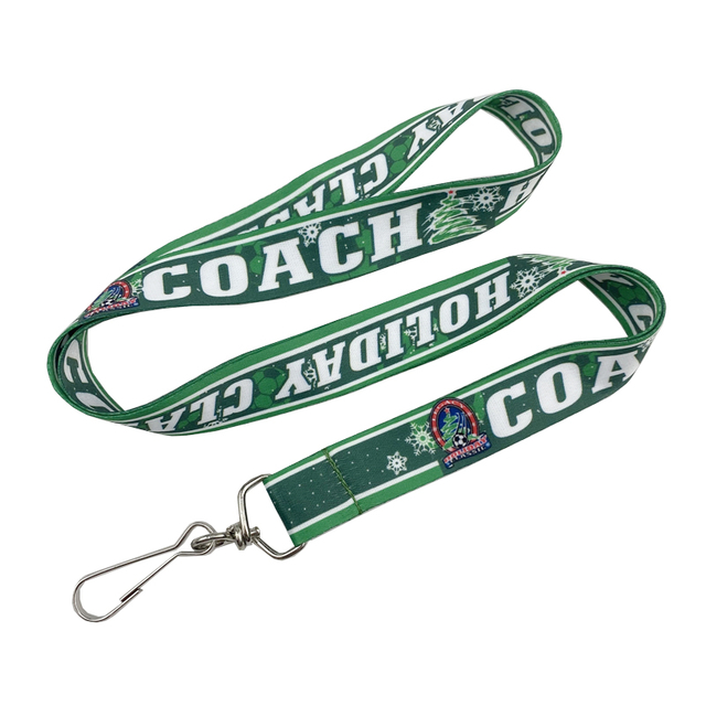 Druk Polyester Heat Transfer Lanyard vir sublimasie