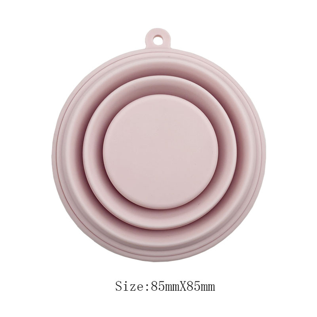 Tazza per acqua pieghevole in silicone flessibile espandibile