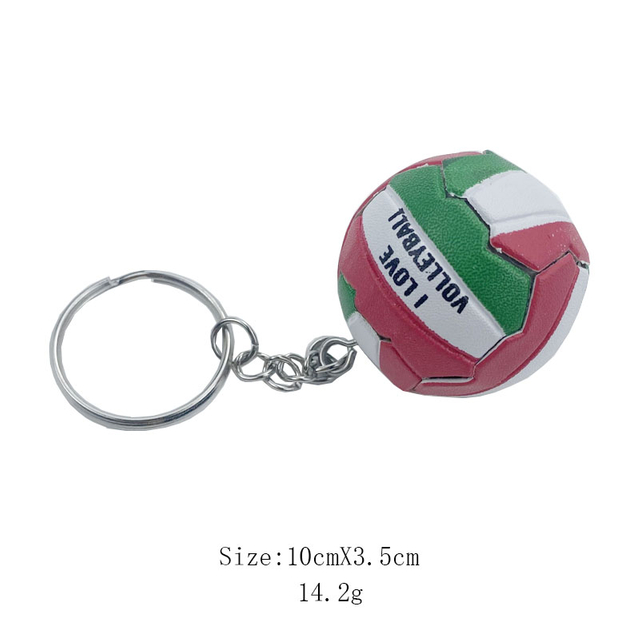 Pu Soccer Ball Keychain Para sa Kotse