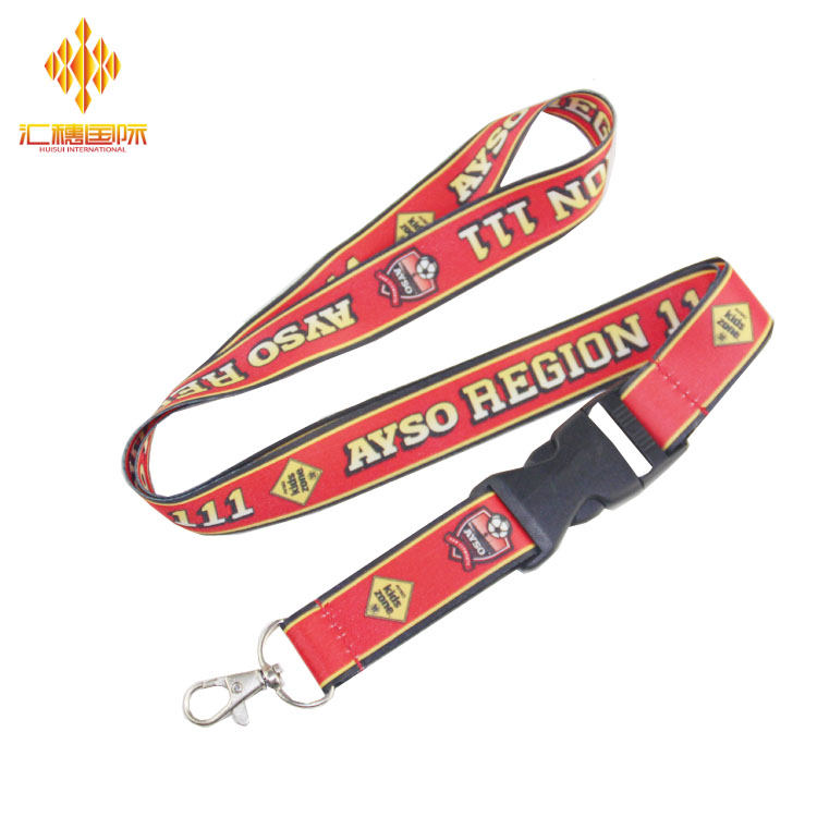 Sublimation အတွက် Eco-Friendly Polyester Lanyard ဗလာ