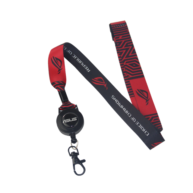 with Badge Reel Customizable Heat Transfer Lanyard for Keys