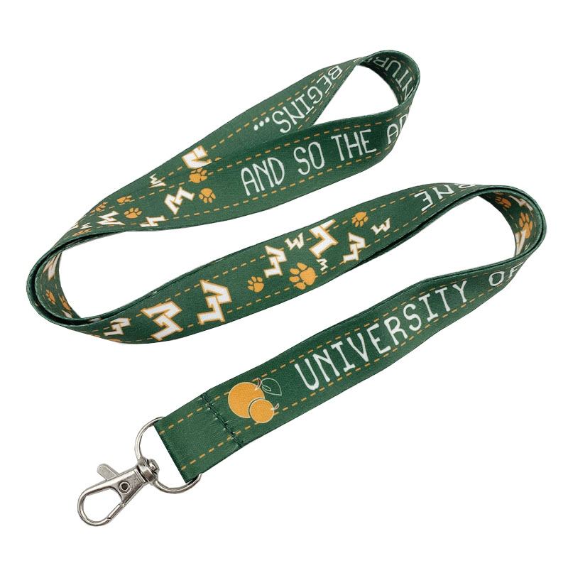 Keychain Polyester Heat Transfer Lanyard para sa Mga Susi