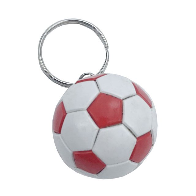 Portachiavi con pallone da calcio in PU per ragazzi