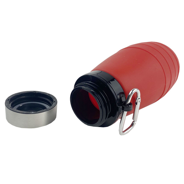 Складная силиконовая складная бутылка для воды для пеших прогулок