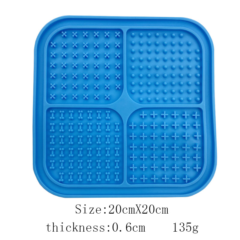 Domača stenska podloga za lizanje za hišne ljubljenčke