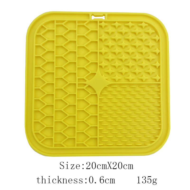 အိမ်မွေးတိရိစ္ဆာန်များအတွက် အိမ်လုပ် Lick Mat လက်ကားရောင်းသည်