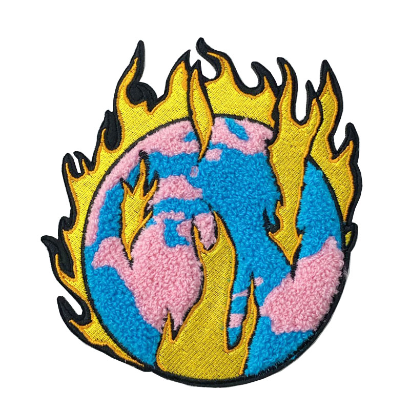 衣料用ポリエステル カスタム シェニール パッチ