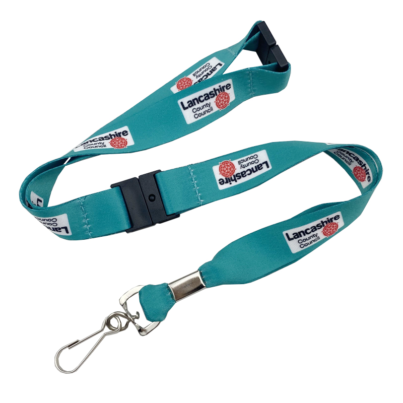 Printed ID Satin Heat Transfer Lanyard for Promotion