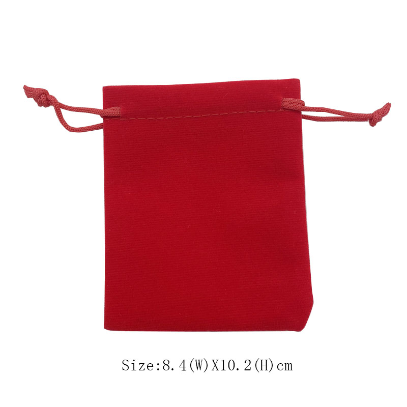 Custom Red Velvet Pouch for Arts And Craft