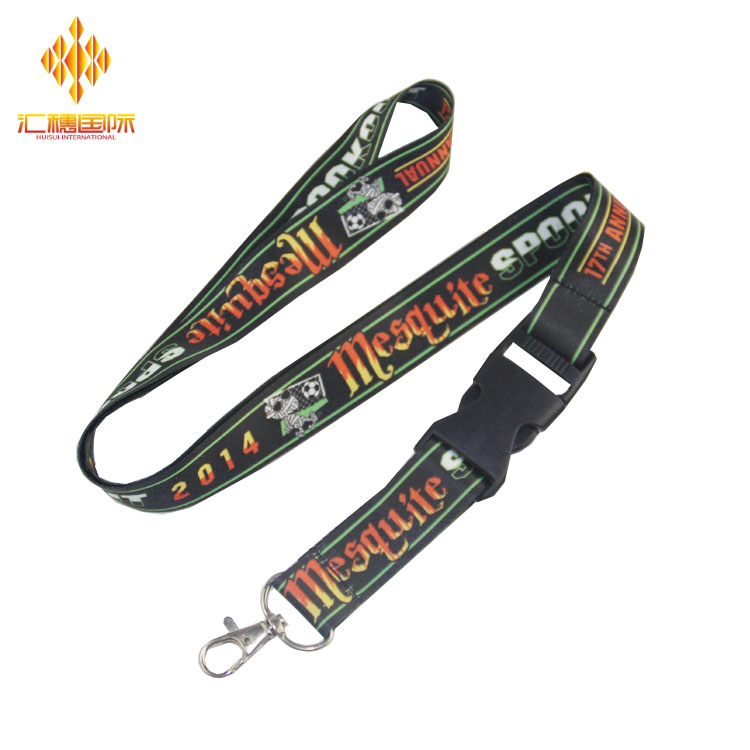 Lanyard ya Polyester ya Ubora wa Juu Iliyobinafsishwa kwa Ukanda wa Mizigo