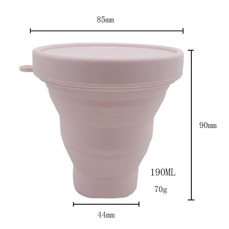 Tasse &agrave; caf&eacute; pliable en silicone pour cantine flexible