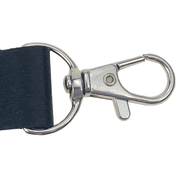 Geborduurde pasgemaakte polyester-lanyard vir sleutel