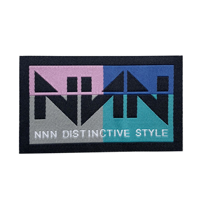 Rubber Silk Woven Patch for School Clothing