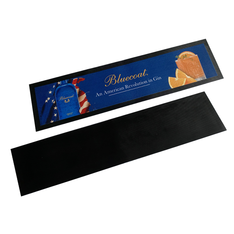 High Quality Pvc Rubber Branded Cocktail Bar Mat